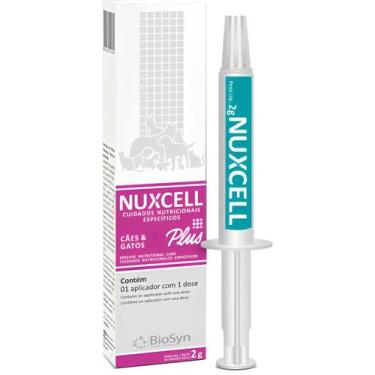 Imagem de Nuxcell Plus Adjuvante Simbiótico Para Cães E Gatos Com 2Gr - Biosyn