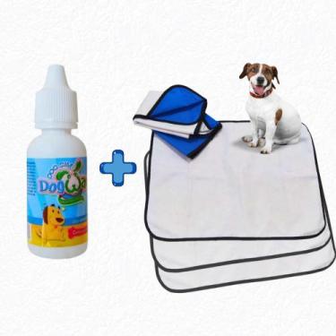 Imagem de Kit Educador Sanitário XIXI SIM Dog Way 20ml para Pets + 6 Tapetes Hig
