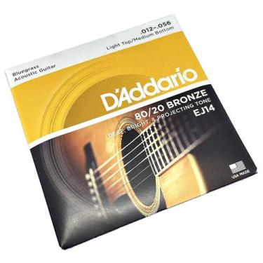 Imagem de Encordoamento Aço 012 Violão Daddario EJ14 Bronze 80/20 - D'Addario (o