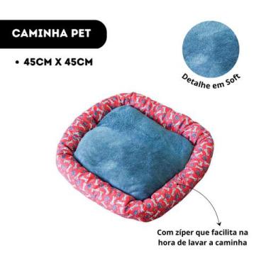 Imagem de Caminha de Cachorro Pequeno Médio Grande Porte Lavavel Estampada - LF 