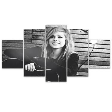 Imagem de Quadro Decorativo Mosaico MDF Avril Lavigne 115x60cm - EMPIRE GAMER