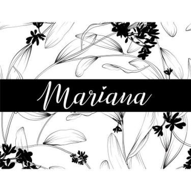 Imagem de Necessaire Tecido Personalizada com Nome Impermeável Bolsa Feminina Pr