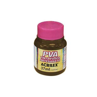 Imagem de Tinta Pva Fosca Acrilex 37ml para Artesanato Cores Diversas, Sépia
