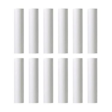 Imagem de Ciata - Pacote com 12 – Capas de vela de plástico brancas de 7,6 cm com diâmetro interno de 33/16" e diâmetro externo de 2,22 cm (3 polegadas, branco)?