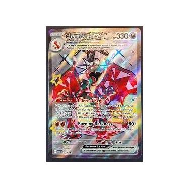 Imagem de Pokemon – Carta de Colecionador Charizard ex SVP 074 – Promo Black Star Paldean Fates – Shiny Pokemon – Ultra Rare