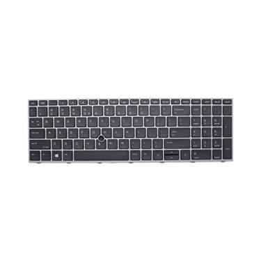 Imagem de Novo teclado retroiluminado para laptop HP ZBOOK fury 17 G7 US com POINT M04679-B31 M20128-B31 M04679-001 M20128-001 9Z.NHPBC.11D NSK-X11BC PK132UQ1A01A01D