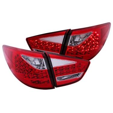 Imagem de Anzo USA 311193 Luz traseira de LED vermelho/transparente para Hyundai Tucson – 4 peças