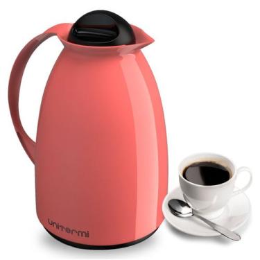 Imagem de Garrafa Térmica Bule Florença 650ml Rosa Café Chá Unitermi