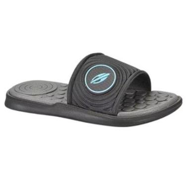Imagem de Chinelo Slide Infantil Meninos Mormaii Quiver Pro - Cinza-Masculino