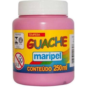 Imagem de Tinta Guache 250ml Maripel Escolar Escolha a Cor, ROSA