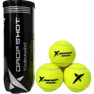 Imagem de Bola De Padel Drop Shot Tournament Tubo Com 03 Bol