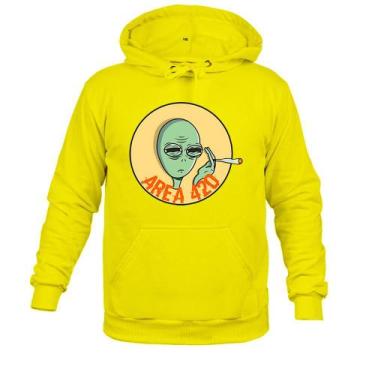 Imagem de Moletom 100% Algodão Quente Area - Surprass, Amarelo, M