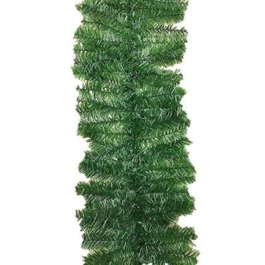Imagem de Festão Aramado Verde Decoração Natal Com 150 Galhos 2 Metros - Genéric