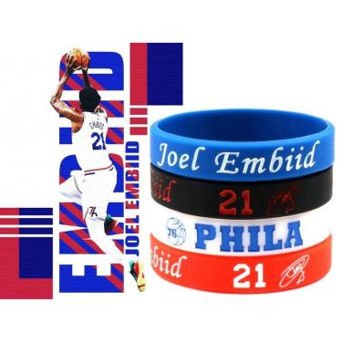 Imagem de Pulseira Oficial Embiid Philadelfia Barkley Basquete