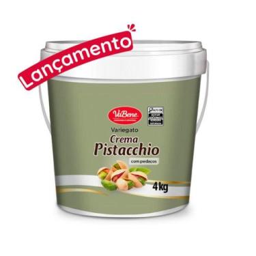 Imagem de Pasta saborizante vabene premium pistacchio c/ pedacos 4 kg