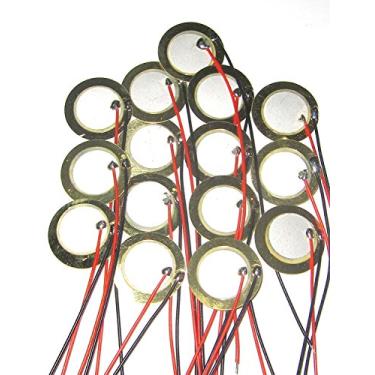 Imagem de 15 peças de discos piezo de 20 mm com grafite, microfone, disparador de tambor, captador acústico CBG