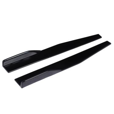 Imagem de Saia Lateral Universal Spoiler Regulável Preto Metálico VW M