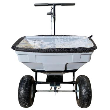 Imagem de Adubadeira Semi Profissional 50kg Cinza, Semeadeira Espalhador De Adubo, Sementes, Uréia, Grama