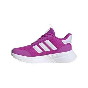 Imagem de adidas Tênis esportivo unissex infantil X_PLR Path, Rosa flash/branco/rosa claro, 7 Big Kid