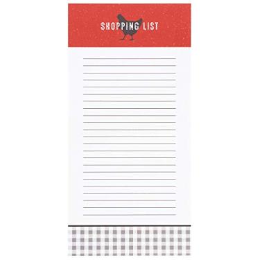 Imagem de C.R. Gibson CM1-22723 Bloco magnético para lista de compras, 75 folhas, 11,5 cm L x 22,5 cm A