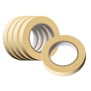 Imagem de RUNCHIFEI 5 Rolos De Fita Indicadora De Esterilizador, Fita De Autoclave Para Esterilização A Vapor (1/2", 60 Jardas/Rolo)