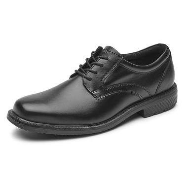 Imagem de Rockport Sapato Oxford masculino Style Leader 2 bico liso, Preto, 10.5 X-Wide