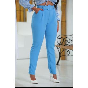 Imagem de Calça de Alfaiataria  Tradicional Tendência /Social /Feminina/ - Nanda