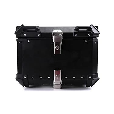 Imagem de Mala de viagem para motocicleta 45L-65L universal para capacete traseiro para motocicleta, caixa superior de armazenamento, porta-malas, porta-malas, acessórios à prova d'água, capa superior de