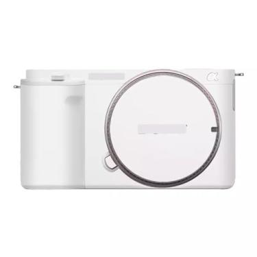 Imagem de Película protetora para câmera antirarranhões para Sony ZV-E1 ZVE1 ZV E1 E1 ZV E1 (branco fosco + couro branco)