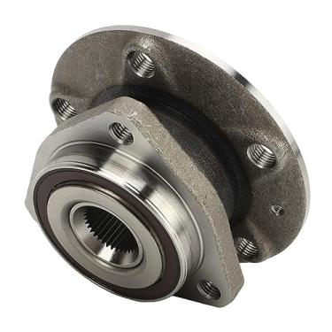 Imagem de Cubo do Rolamento da Roda Traseira, Com Sensor ABS Integrado 5K0498621a, 5 Orifícios de Aro para o Modelo - Garante Rotação Suave e Segura da Roda