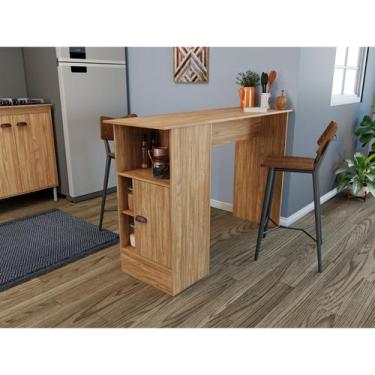 Imagem de Bancada de Cozinha 1 Porta 135x45cm Torino - Movelbento