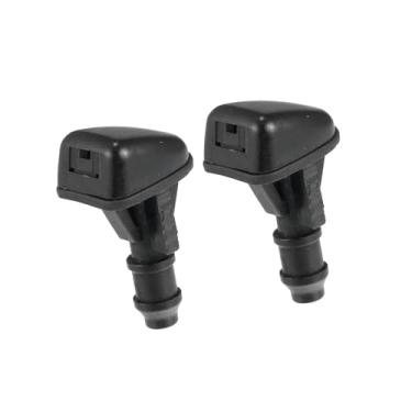 Imagem de REPAIROCK Bocal de limpador de para-brisa Spray Jet Fit para Ford Escape 2009-2012 No.8L8Z17603AA - Pacote com 2 peças de reposição pretas para automóveis