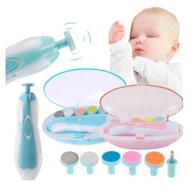 Imagem de Cortador Aparador De Unha Bebê Criança Elétrico C/6 Refis - Gm Hair