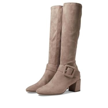 Imagem de Vaneli Bota de tornozelo Sorina feminina, Camurça elástica Punto Taupe, 7.5 Wide