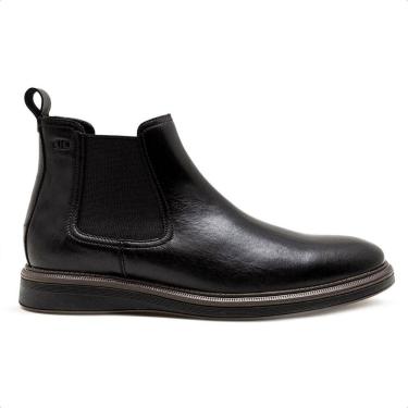 Imagem de Bota de Couro Democrata Masculina Metropolitan James Hi-Soft 32 Cano Curto 298103