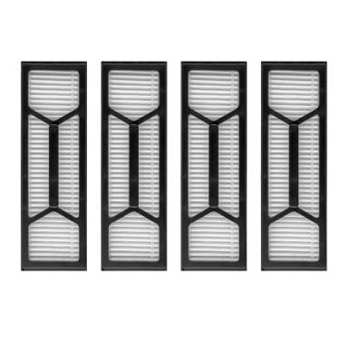 Imagem de (4 peças) Filtros HEPA de substituição Omni S1 Pro compatíveis com aspirador de pó robô Eufy Omni S1 Pro, kit de acessórios de filtros, kit de filtros