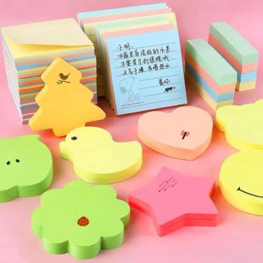 Imagem de Bloco De Notas Adesivo Colorido Post-it  Em Formatos Sortidos, 400 FOL