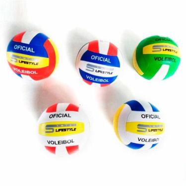 Imagem de Bola De Volei Tamanho Oficial Praia Quadra LifeStyle