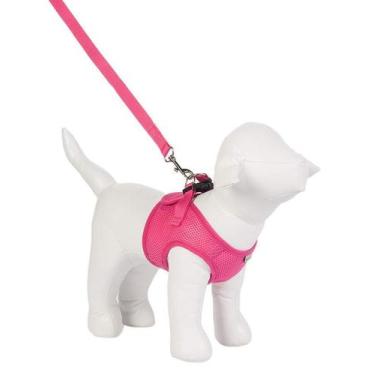 Imagem de Peitoral Urban Puppy para Cães Colete Aerado Pink - Tamanho M