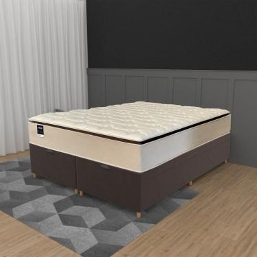Imagem de Cama Box Baú Queen 158cm Molas Ensacadas JSW Love Story HF25 Gazin