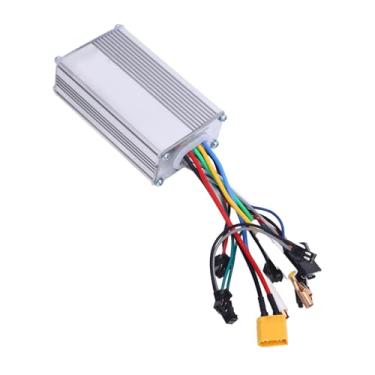 Imagem de Motor sem escova Controlador de velocidade, Controlador de acionamento frontal de bicicleta elétrica em liga de alumínio de 1200W Controlador de scooter elétrico 48V 25A