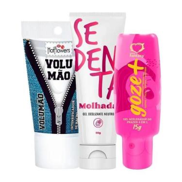 Imagem de Kit Gel Acelerador, Gel Intensificador Volumão e Gel Deslizante Sedent