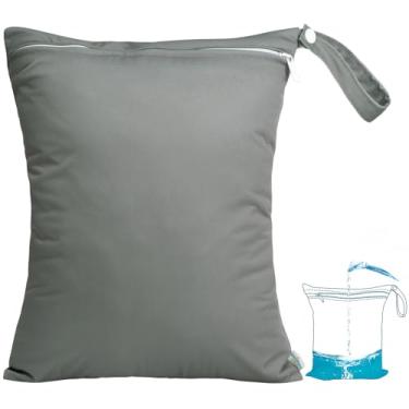 Imagem de babygoal Bolsa Impermeável Para Roupas De Banho, Reutilizável Viagem, Armazenamento Alimentos, Carrinho Bebê, Creche, Fraldas Bebês, Ioga, Praia, Piscina,