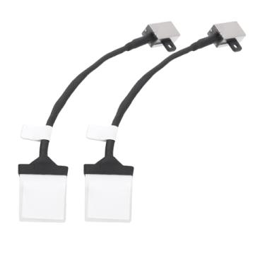 Imagem de Micro Traders 2 peças Conector de base de alimentação DC Power Jack Socket Cable compatível com Dell Inspiron 15 3567 5664