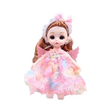 Imagem de Boneca De Bebê Com Articulação Móvel De 17cm, Vestido De Menina, Maqui