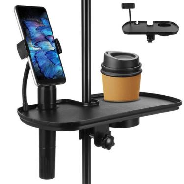 Imagem de Bandeja de suporte para microfone Toyvian Universal com suporte para b