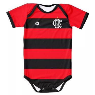 Imagem de Body Bebê Flamengo Oficial - Confortável - Presente Perfeito para Pequ
