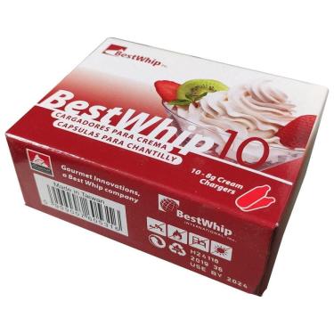 Imagem de Gás para Garrafa Chantilly BestWhip 10 Cápsulas