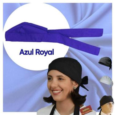 Imagem de Bandanas de cozinheiro Touca Proteção e estilo na cozinha - NoBrand, A