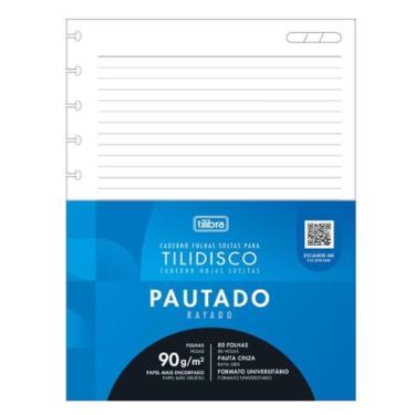 Imagem de Bloco Caderno Inteligente Universitário Branco 90G 80 Folhas Tilibra